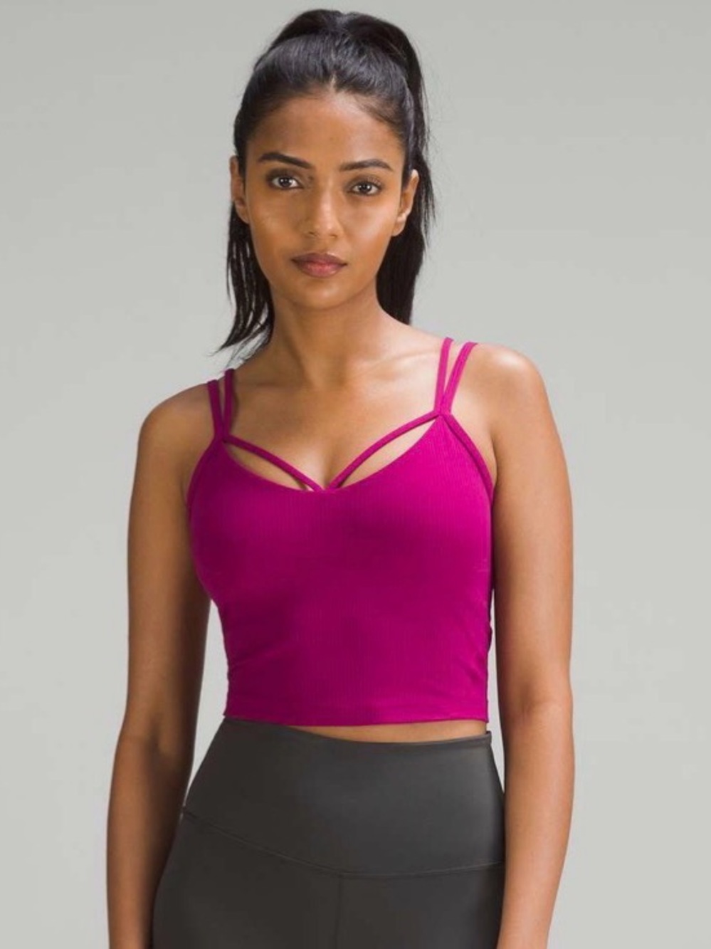 Lululemon Align Strappy Ribbed Padded Tank Top‎ Nulu Built in Bra